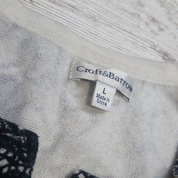 Floral Lace Patterned Design Button Down Front Cardigan Sweater Top - Picture 4 of 7